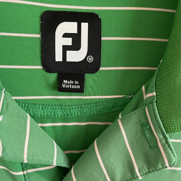FJ Men Short Sleeve Pullover Golf Shirts Size M - Picture 3 of 5
